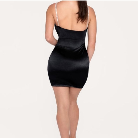 MESHKI Arianna Diamante Strap Cut Out Mini Dress - Picture 2 of 6